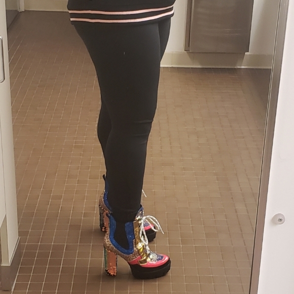 Cape Robbin Chunky Sole Luminous Mermaid Boots - Picture 11 of 15